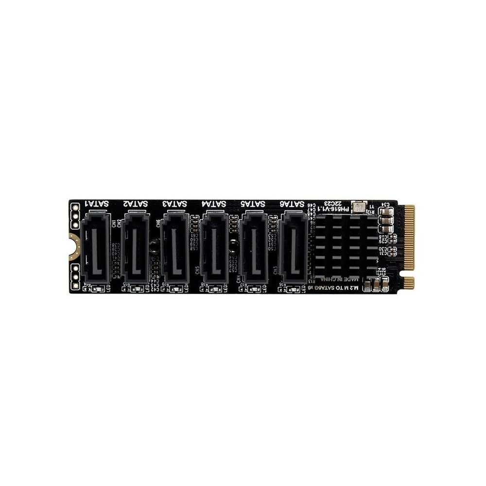 M2 M-EKY PCIE 3.0 to SATA 6G Adapter