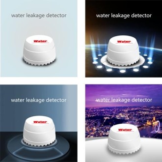 DY-SQ100B Water Leakage Detector with Two Sensors(White)