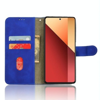 For Xiaomi Redmi Note 13 Pro 4G Skin Feel Magnetic Flip Leather Phone Case(Blue)