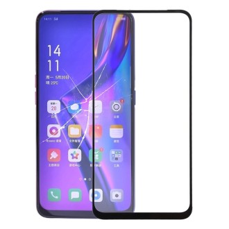 For OPPO K3 Front Screen Outer Glass Lens (Black)