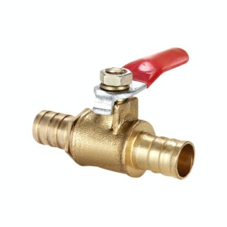 LAIZE Pneumatic Hose Barb Brass Shutoff Ball Valve, Specification:10mm