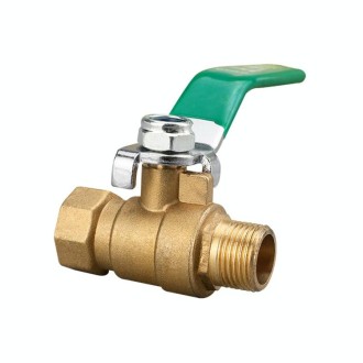 LAIZE Pneumatic Hose Connector Thickened Brass Ball Valve, Size:Inside and Outside 2 Point 3/8 inch