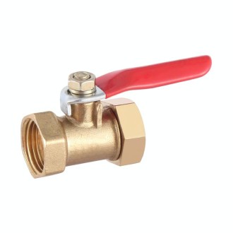 LAIZE Pneumatic Hose Connector Copper Ball Valve, Specification:Double Inside 3 3/8 inch