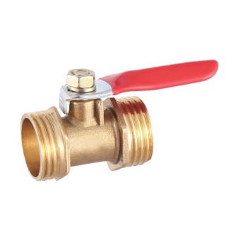 LAIZE Pneumatic Hose Connector Copper Ball Valve, Specification:Double Outside 4 1/2 inch