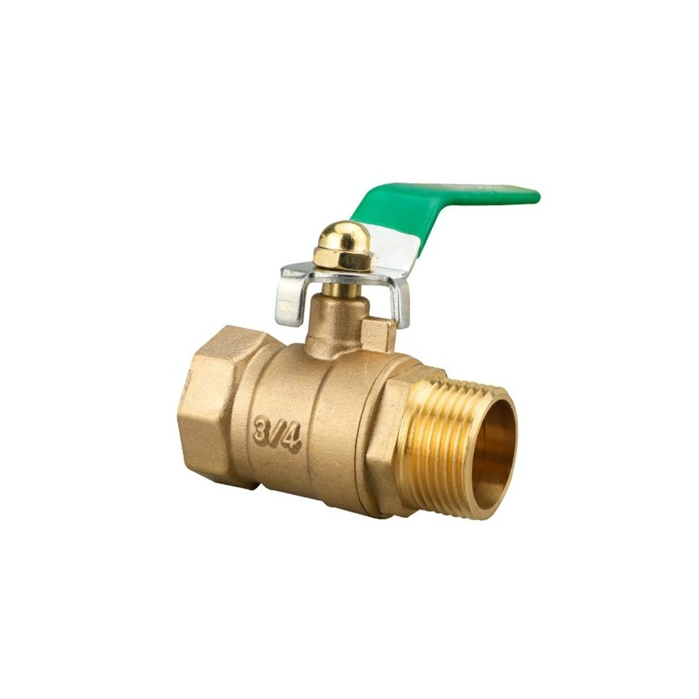 LAIZE Pneumatic Hose Connector Thickened Brass Ball Valve, Size:Inside and Outside 6 Point 3/4 inch