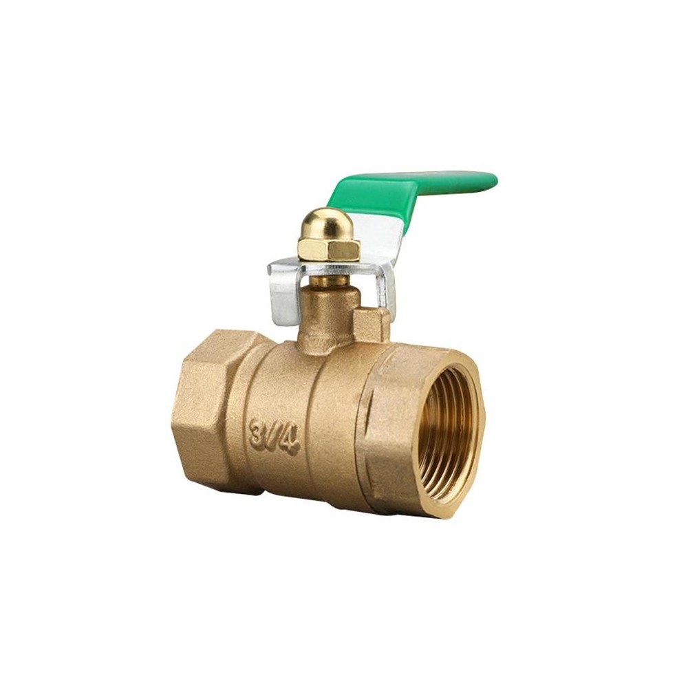 LAIZE Pneumatic Hose Connector Thickened Brass Ball Valve, Size:Double Inside 6 Point 3/4 inch