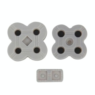 For Nintendo Dual Screen Lite 6sets Conductive Rubber Pad Soft Silicone Adhesive Key Button Pads