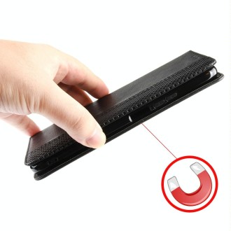 For Xiaomi Black Shark 5 RS Magnetic Buckle Retro Texture Leather Phone Case(Black)