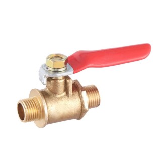 LAIZE Pneumatic Hose Connector Copper Ball Valve, Specification:Double Outside 1 1/8 inch