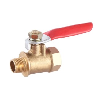 LAIZE Pneumatic Hose Connector Copper Ball Valve, Specification:Inside and Outside 1 1/8 inch