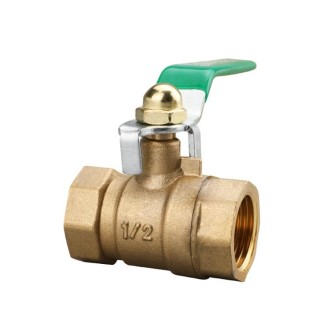 LAIZE Pneumatic Hose Connector Thickened Brass Ball Valve, Size:Double Inside 4 Point 1/2 inch