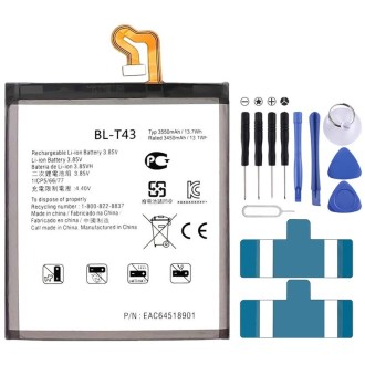 BL-T43 3550mAh For LG G8S ThinQ Li-Polymer Battery Replacement