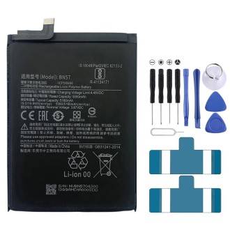 BN57 5160mAh Li-Polymer Battery Replacement For Xiaomi Poco X3 NFC / Poco X3 Pro