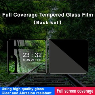 For Samsung Galaxy Z Flip5 5G IMAK Full Coverage Tempered Back Glass Film Set