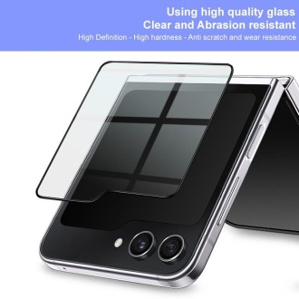 For Samsung Galaxy Z Flip5 5G IMAK Pro+ Series Full Coverage Tempered Back Screen Glass Film