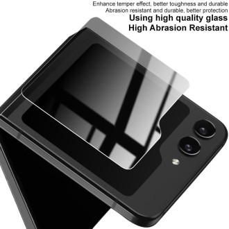 For Samsung Galaxy Z Flip5 imak HD Full Screen Anti-spy Tempered Glass Protective Film External Screen Version