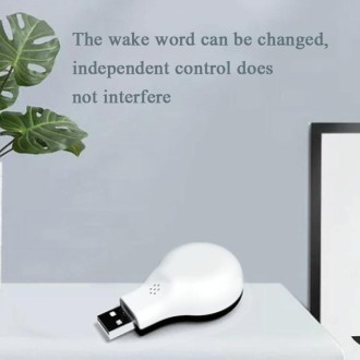 YK-166 Air Conditioner Voice Remote Control Smart AI Night Light Appliance Control TV Voice Companion(English Version)