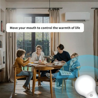 YK-166 Air Conditioner Voice Remote Control Smart AI Night Light Appliance Control TV Voice Companion(English Version)