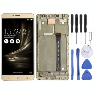 OEM LCD Screen for Asus Zenfone 3 Deluxe ZS550KL Z01FD Digitizer Full Assembly with Frame（Gold)