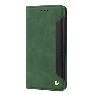 For Xiaomi Redmi Note 11 Pro Skin Feel Splicing Leather Phone Case(Green)