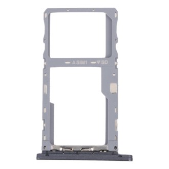 For Alcatel 3L 2020 Original SIM Card Tray + Micro SD Card Tray (Grey)