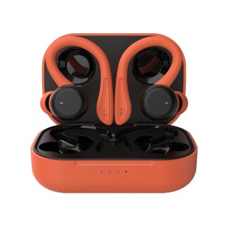 T&G T40 TWS IPX6 Waterproof Hanging Ear Wireless Bluetooth Earphones with Charging Box(Orange)