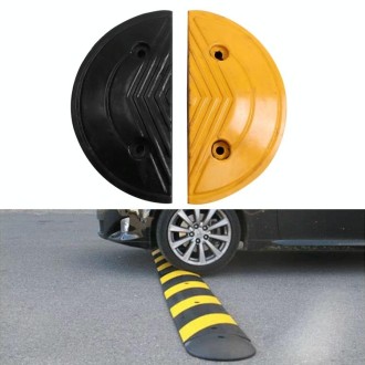 Pair Of Special Round Heads For Rubber Speed Bumps, Diameter: 35cm