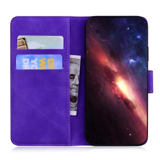 For Xiaomi Redmi Note 13 Pro 5G Tiger Embossing Pattern Leather Phone Case(Purple)