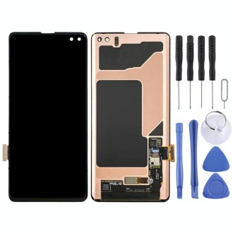 Original Super AMOLED LCD Screen for Galaxy S10+ (Digitizer Full Assembly Black)