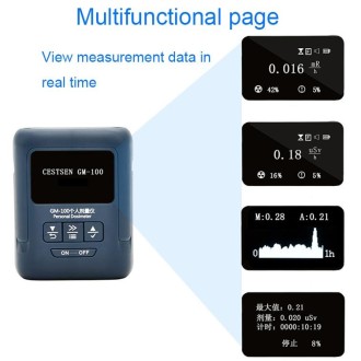 Nuclear Radiation Detector Radioactive Environment αβγX-Ray Detector, Style: GM100