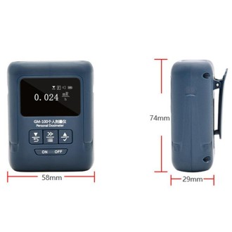 Nuclear Radiation Detector Radioactive Environment αβγX-Ray Detector, Style: GM100