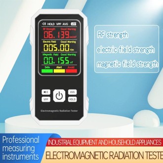 Electromagnetic Radiation Detector High Frequency Radiation Detector(Black)