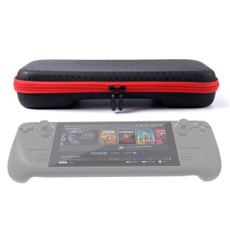 For Steam Deck Game Console Storage Bag Waterproof and Drop-proof with Interlayer(Black)