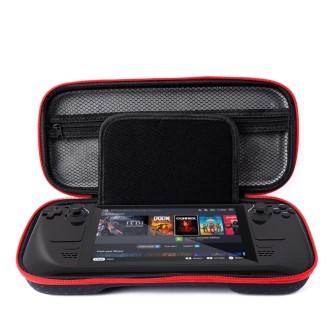 For Steam Deck Game Console Storage Bag Waterproof and Drop-proof with Interlayer(Black)