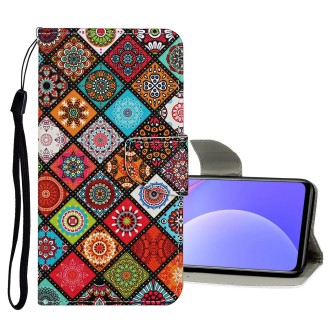 For Xiaomi Redmi Note 11 Pro China Colored Drawing Pattern Flip Leather Case(Ethnic Style)