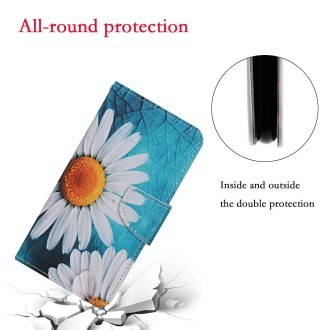 For Xiaomi Redmi Note 13 Pro Colored Drawing Pattern Leather Phone Case(Chrysanthemum)