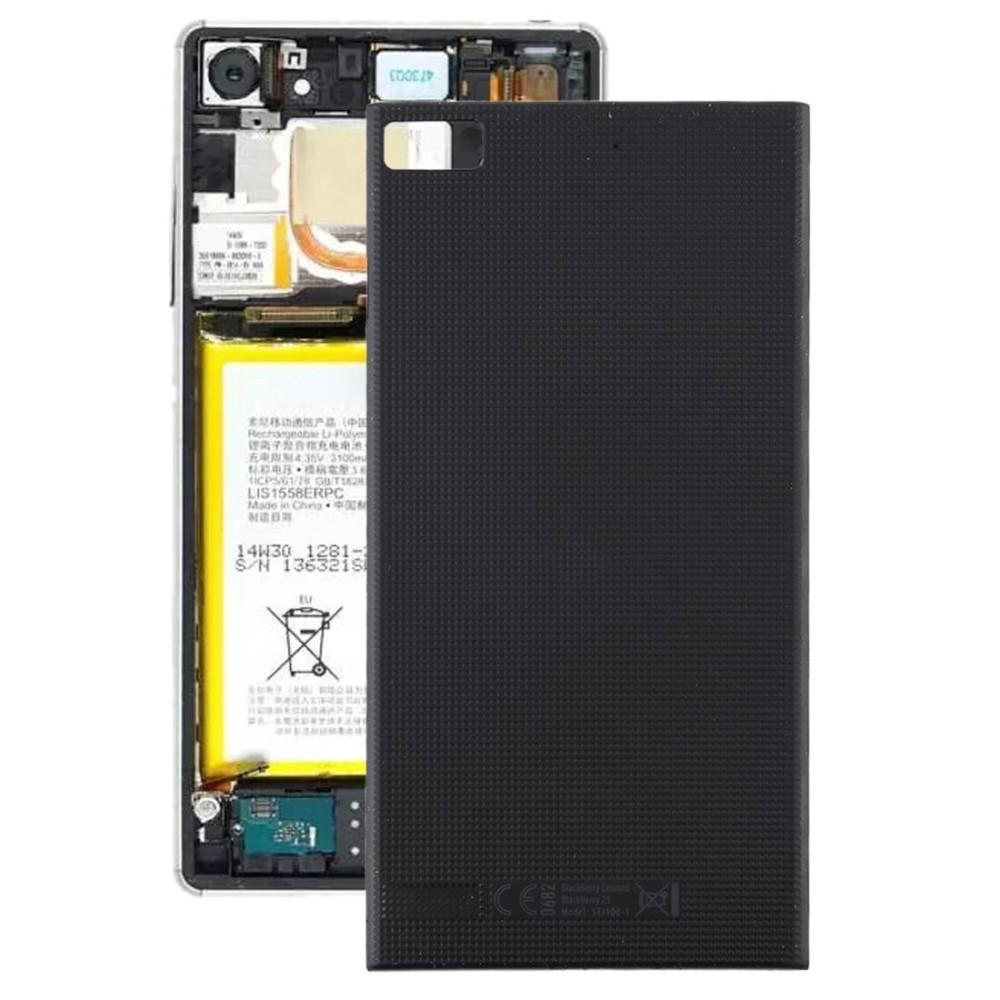 Back Cover for BlackBerry Z3(Black)