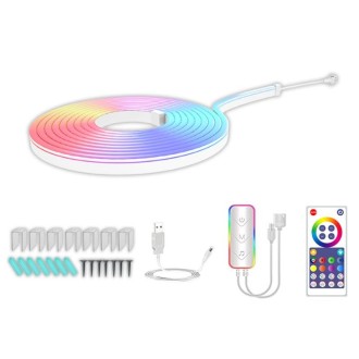 3m USB Illusion Music Neon 16 Million Color DIY Light Strip, Specification: Graffiti WiFi