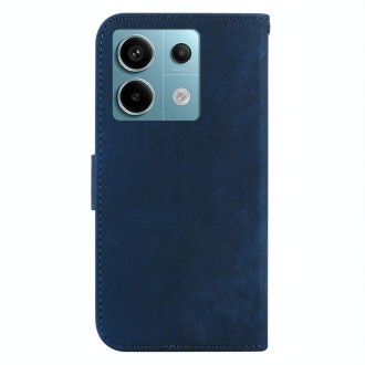 For Xiaomi Redmi Note 13 Pro 5G Little Tiger Embossed Leather Phone Case(Dark Blue)