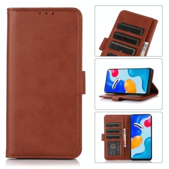 For iPhone 15 Pro Cow Texture Leather Phone Case(Brown)