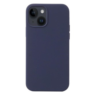 For iPhone 15 Liquid Silicone Phone Case(Midnight Blue)