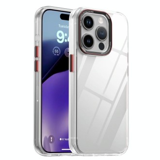 For iPhone 15 Pro iPAKY MG Series Transparent PC+TPU Phone Case(Transparent)