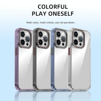 For iPhone 15 Pro iPAKY MG Series Transparent PC+TPU Phone Case(Transparent)