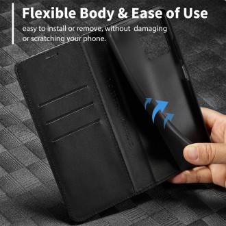 For Xiaomi Redmi Note 13 Pro 5G LC.IMEEKE Carbon Fiber Texture Flip Leather Phone Case(Vertical Black)