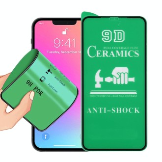 9D Full Screen Full Glue Ceramic Film For iPhone 14 Plus / 13 Pro Max