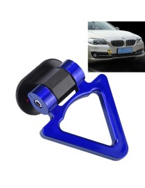 Car Truck Bumper Triangle Tow Hook Adhesive Decal Sticker Exterior Decoration (Blue)