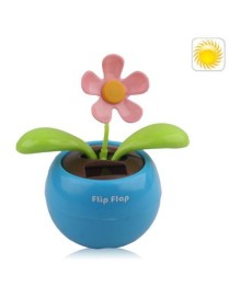 Solar Flip Flap Flower, Random Flower Color Delivery(Blue)