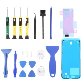 JIAFA JF-8182 21 in 1 Battery Adhesive + LCD Frame Waterproof Adhesive + Repair Tool Set For iPhone 13 mini