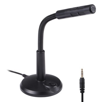 M-309 3.5mm Plug Drive-free Computer Microphone(Black)