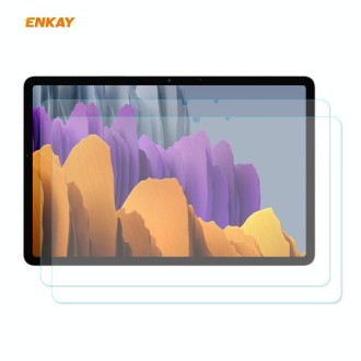 For Samsung Galaxy Tab S8 /Galaxy Tab S7 2pcs ENKAY Hat-Prince 0.33mm 9H Surface Hardness 2.5D Explosion-proof Tempered Glass Pr